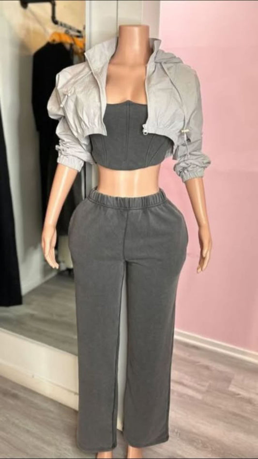 Dior wide leg jogger set