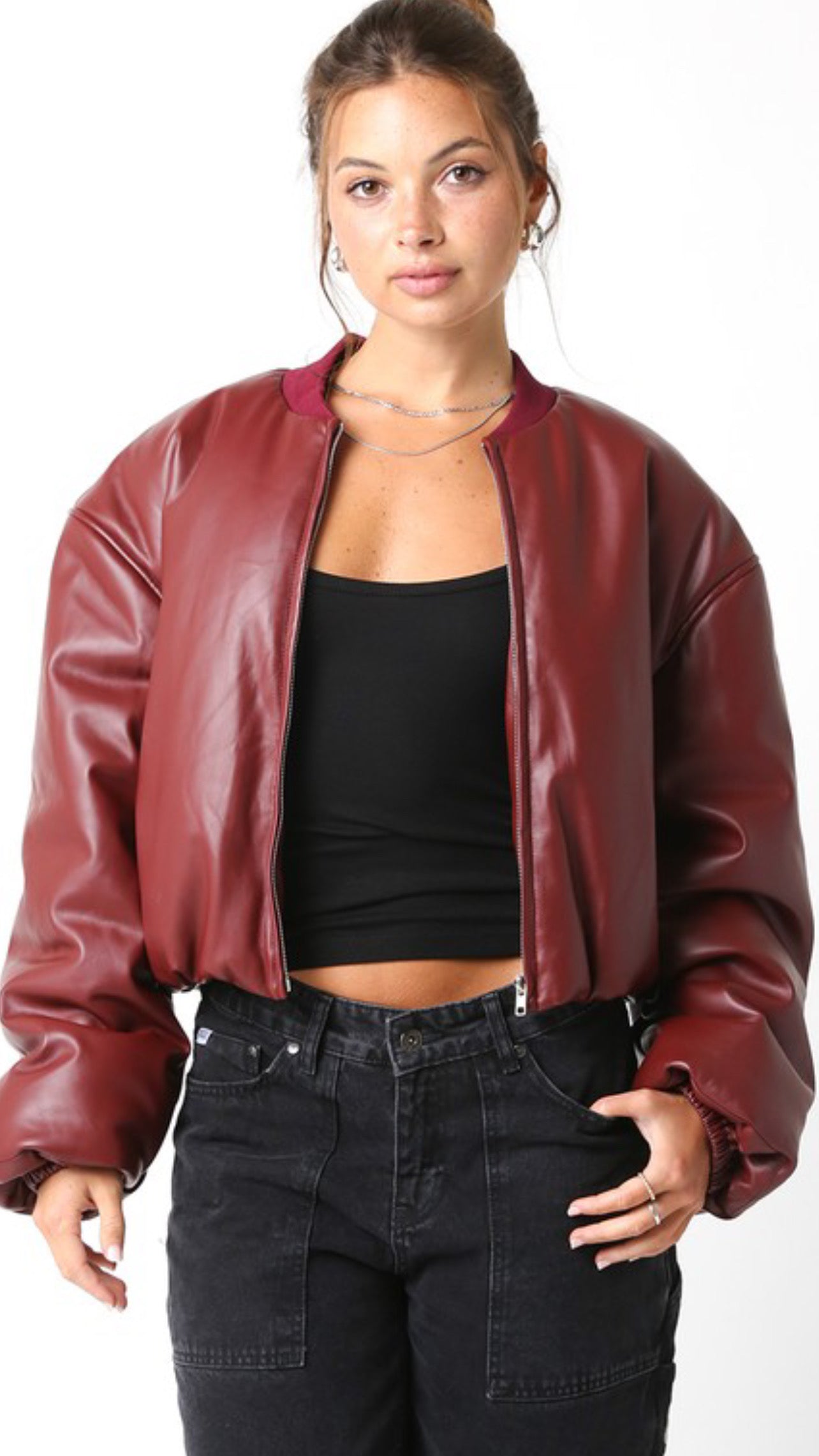 Rhonda leather jacket