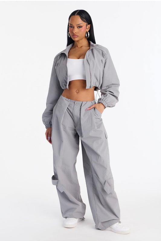Windbreaker cargo pants