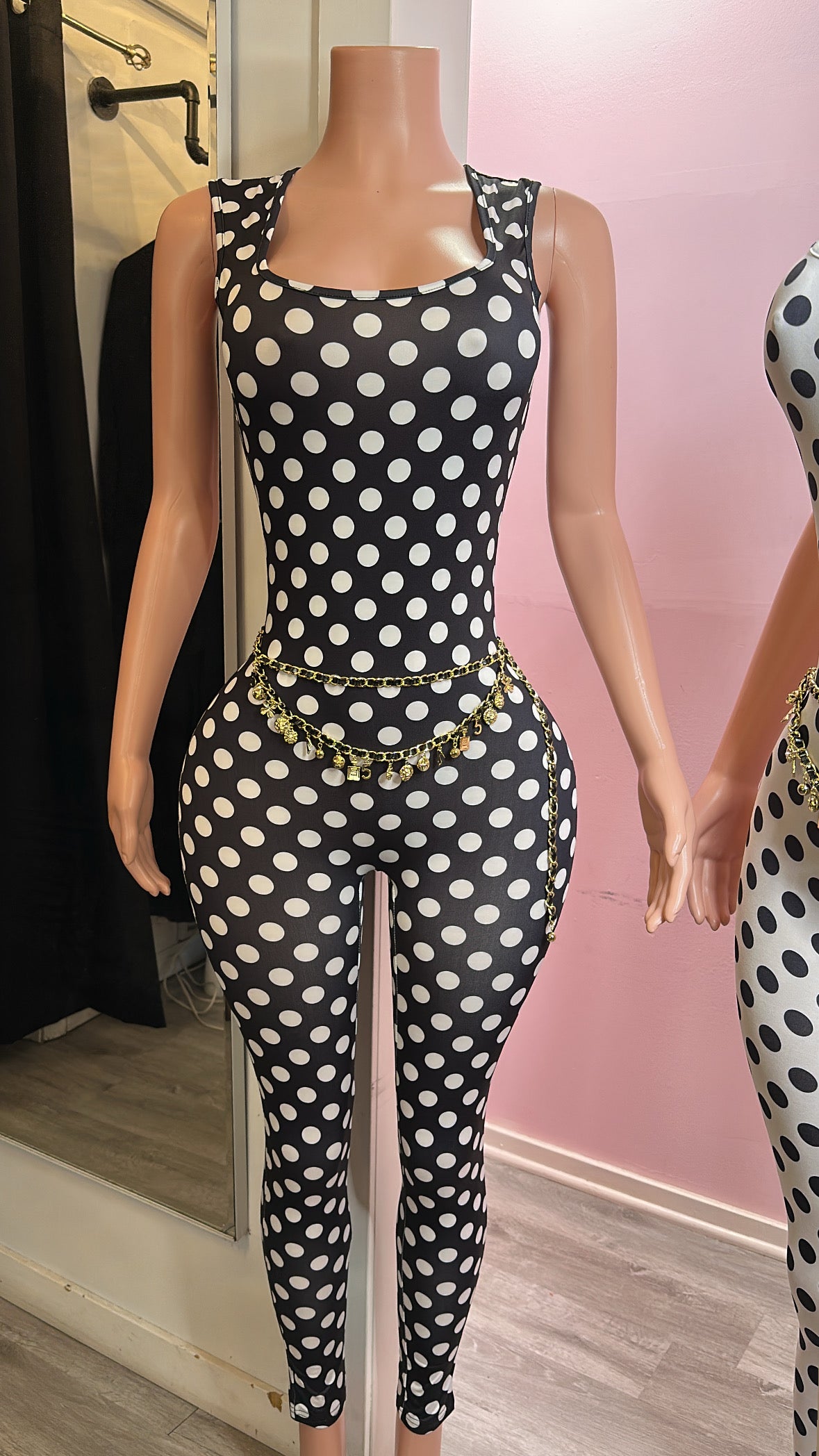 Polka muse jumpsuit