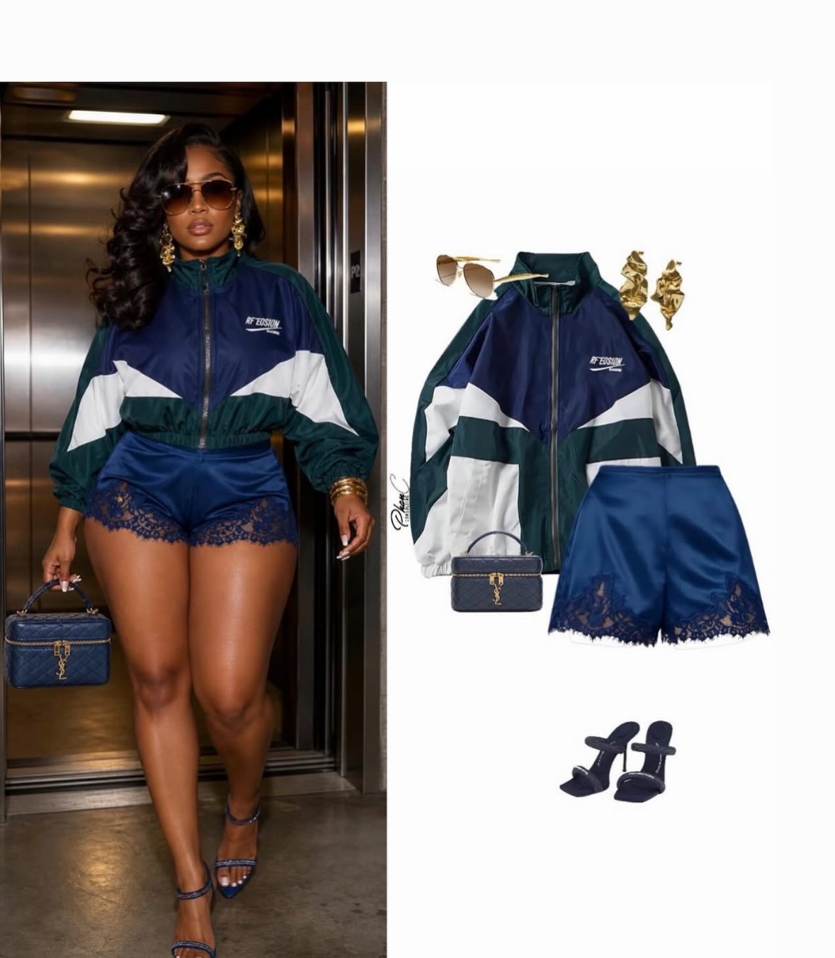 Champagne nights shorts
