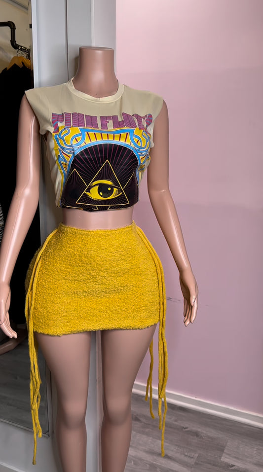 Sunny mini skirt