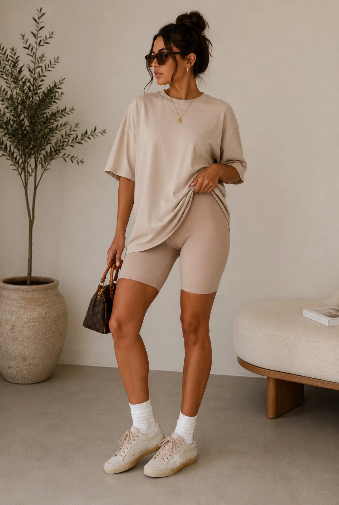 Sheer butt shorts