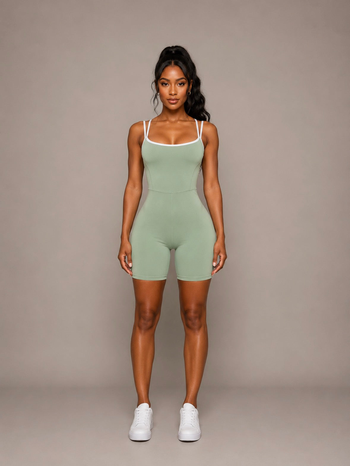 Double strap romper