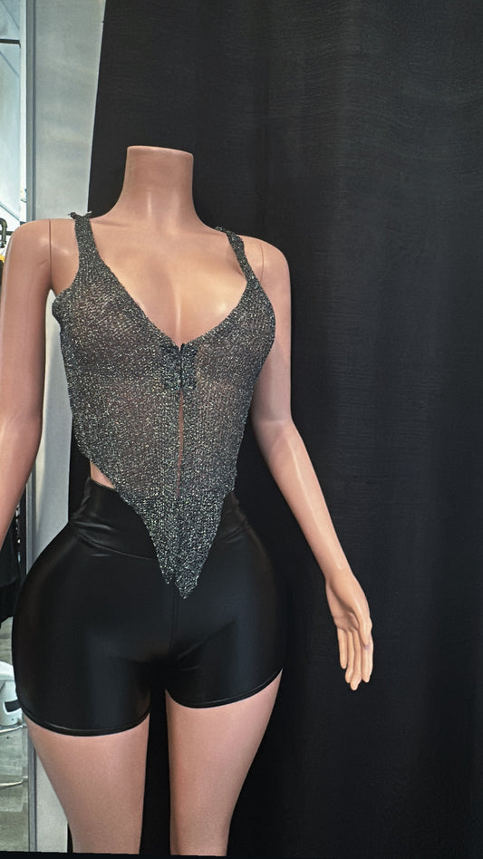 After dark metallic vest