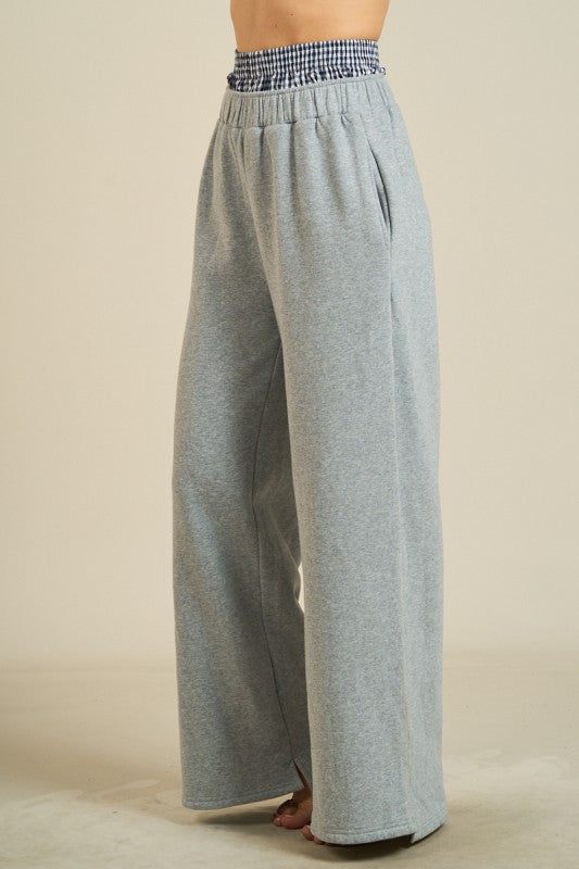 Boxer detail sweatpants
