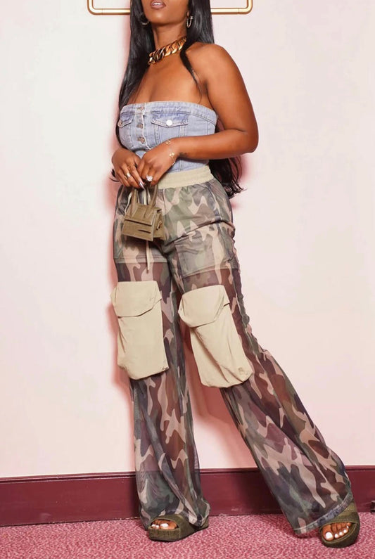 Mesh Camo pants