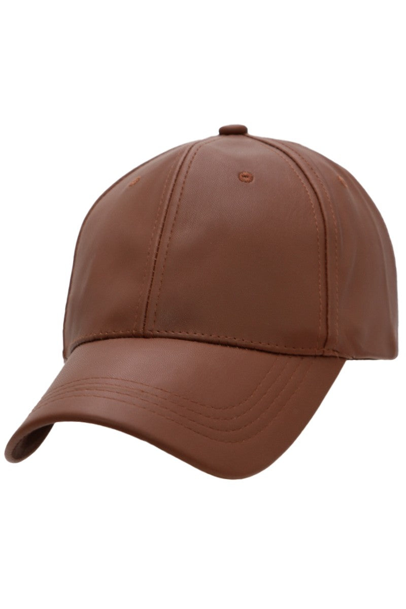 Leather cap